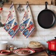 thumbnail image 6 of 4th of July Kitchen Towels Set of 2, USA Flag Gnomes Independence Day Rustic Absorbent Dish Towels for Kitchen, Microfiber Hand Towel, Quick Drying Tea Towel for Cleaning Decorative Dishcloths, 6 of 7