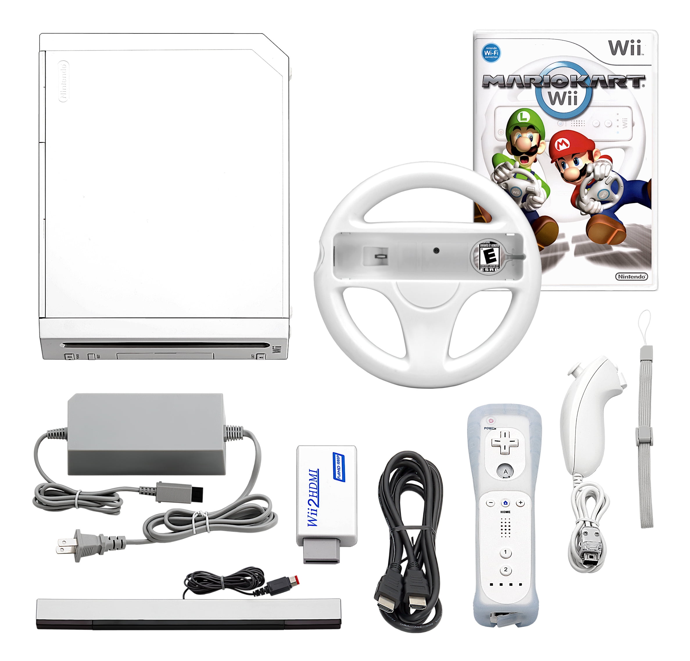 Nintendo Wii 25th Anniversary Edition Red Console Bundle with