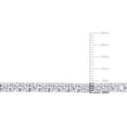 thumbnail image 3 of Everly Women's 14 1/4ct TGW Created White Sapphire Sterling Silver Tennis Bracelet, 3 of 11