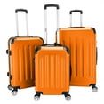 thumbnail image 4 of Ktaxon 20/24/28” 3-Piece Hardshell Trolley Luggage Set, Orange, 4 of 7