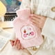 thumbnail image 3 of Bonita bolsa de agua caliente de peluche para inyección de agua, bolsa grande de agua caliente para irrigación, calentador de manos con compresa caliente para calentar el vientre para dormitorio de, 3 of 4