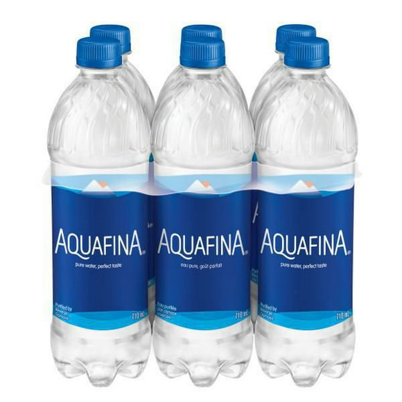 Aquafina Purified Water, 710 mL Bottles, 6 Pack, 6x710mL
