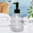 thumbnail image 4 of Refillable Liquid Hand Soap Dispenser with Pump for Bathroom and Kitchen, Glass Bottle, 350ml, Leak-Proof, Reusable, Stylish Design, 4 of 6