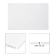 Unique Bargains Corrugated Plastic Sheets,3mm Blank Yard Lawn Signs,8