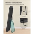 thumbnail image 4 of SONGMICS Full Length Mirror, 160 x 50 cm, Rounded Rectangle Full Body Floor Mirror with Stand, Ink Black ULFM029B01, 4 of 6