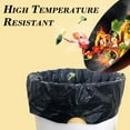 thumbnail image 6 of CCOCC Trash Bags for 8-Gallon (30L) Trash Cans,100 Count Drawstring Kitchen Garbage Bags,Pre-Separated,Thickened Stretchy,1 Roll,Black, 6 of 7