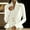White, variant on AXXD Women Blouses Black Basic Summer 2024 New Solid Color Retro Knit Cardigan V-neck Ruffle Hem Sweater Jacket