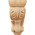 thumbnail image 2 of Ekena Millwork 4 1/2"W x 5"D x 10"H Medium Traditional Acanthus Corbel, Red Oak, 2 of 4