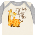 thumbnail image 4 of Inktastic My Yaya Loves Me Boys or Girls Long Sleeve Baby Bodysuit, 4 of 5