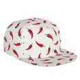 thumbnail image 2 of Goofa Chili Printed Men's Baseball Cap,Straight Brim Hat,Golf Dad Hat,Versatile Style,Sun Protection Cap,Travel Hat, 2 of 9