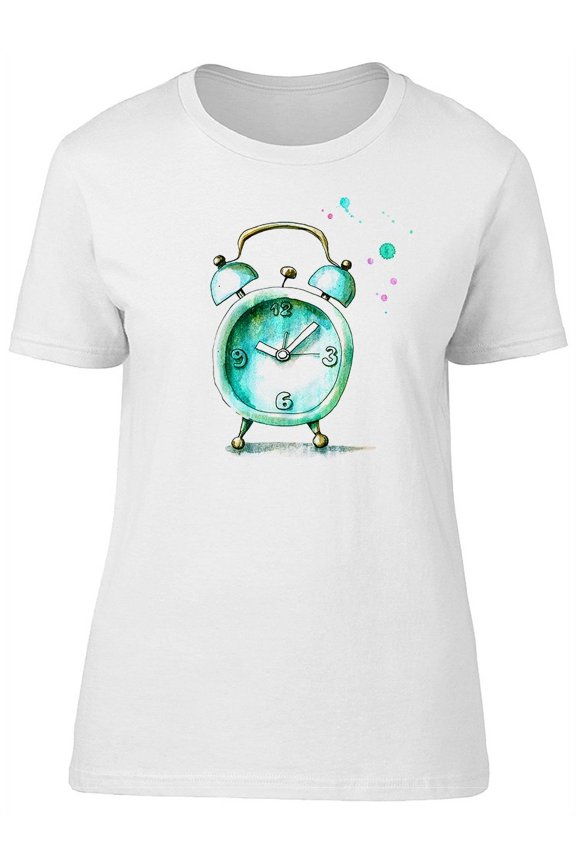 Sweet Alarm Clock Doodle Tee Women's -Image by Shutterstock