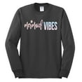 thumbnail image 2 of Mermaid Vibes Cute Shimmer | Mens Fashion Long Sleeve T-Shirt, Charcoal, 2XL, 2 of 3