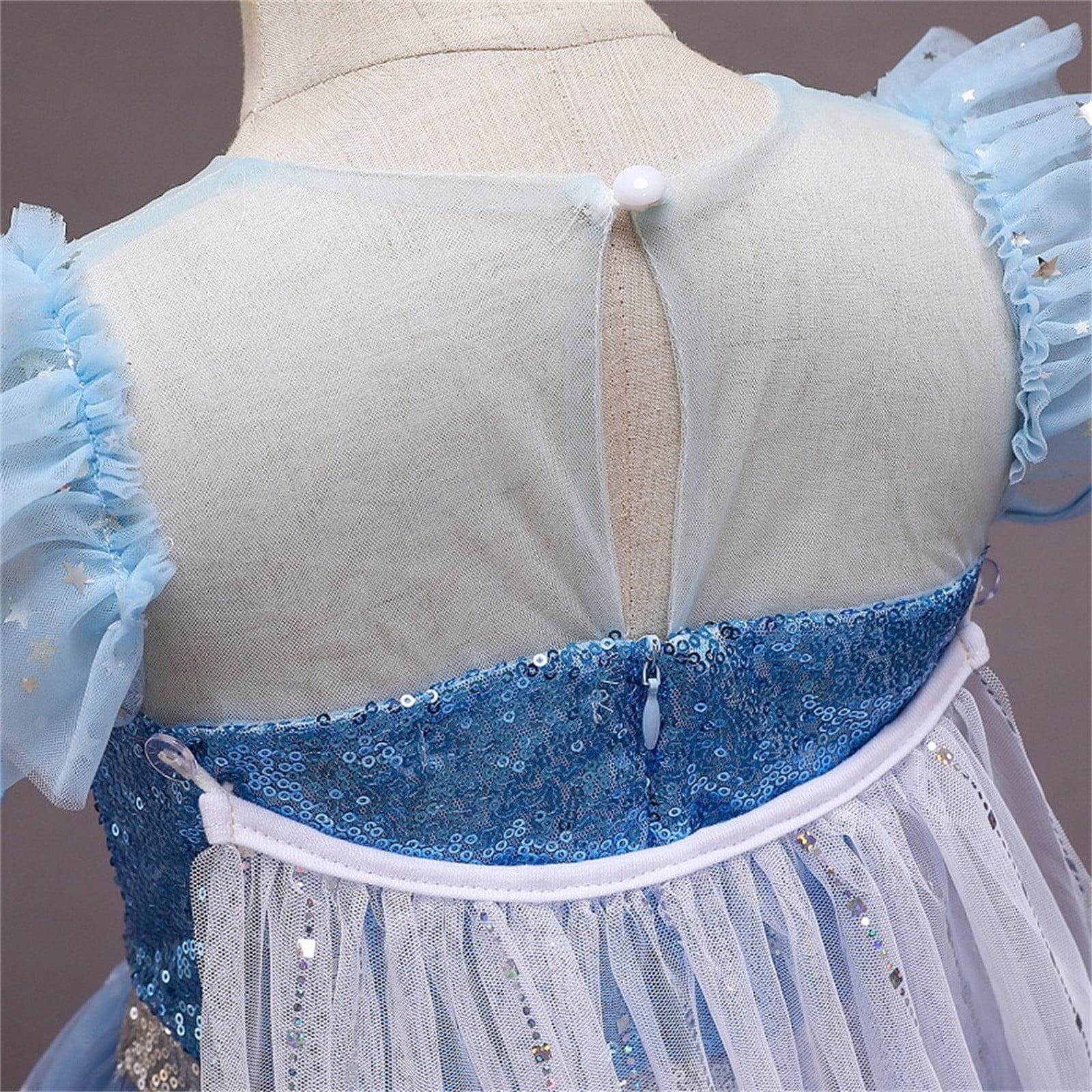 open lace back dress Amazon.com: GELVSI Princess Elsa Dress for Girls, Frozen Princess Elsa  costume,Snow Party Queen,Birthday Party Dress Up with Accessories (Blue) :  Toys & Games