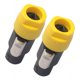 thumbnail image 4 of 2 uds conector de 4 polos NL4FC conector de  conector amarillo shamjiam Enchufe de conector NL4FC de 4 pines, 4 of 9
