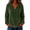 Army Green, variant on Staron Women's Hoodie Soft Hooded Long Sleeve V Neck Solid Casual Comfy Loose Pullover Sweatshirt Army Green L