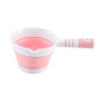 thumbnail image 2 of Cucharón de agua plegable para baño, ahorra espacio, cucharón plegable, cuchara de agua para mascotas Rosa, 2 of 9