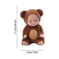 thumbnail image 3 of Realistic SleepIng Doll Toy 4.53 Inches Random Color Gift for Toddlers Boys Girls SoothIng Bedtime Buddy Animal Costume Nursery Decor Durable VInyl Stress Relief Welcome SprIng, 3 of 6