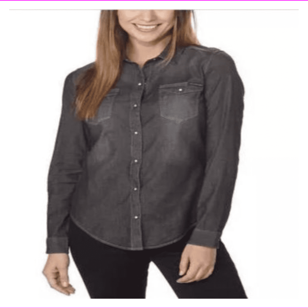 calvin klein denim button down