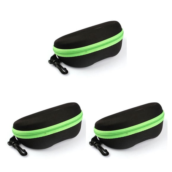 Naiovety Gafas de sol Estuche de almacenamiento Anteojos Bolsa protectora Portador Organizador Verde Type1 NO1