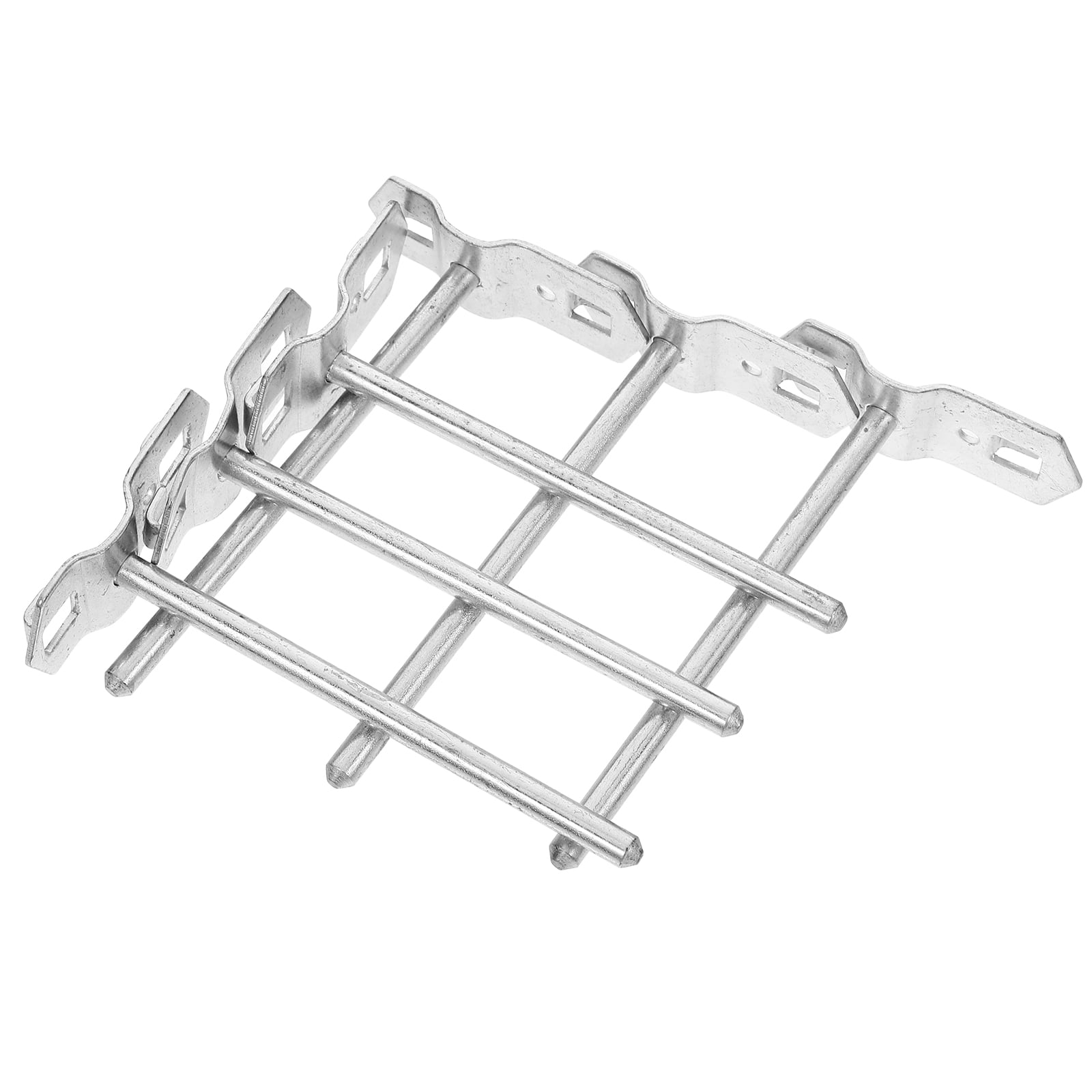 FOMIYES 6Pcs Heavy Duty Plated Silver Pegboard Hooks for Garage and Home Tool Hanging