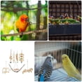 thumbnail image 5 of 8 piezas de juguete columpio para loros, soporte de juego para pájaros, juguete para masticar loros, juguete para morder pájaros, 5 of 5