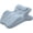 Blue 1 Pack, variant on Poalid Ergonomic Memory Foam Wedge Pillow, 27° Tilt for Neck and Back Support, Multi-Position Bed Pillow for Sleeping, Reading, and Post-Surgery, Grey