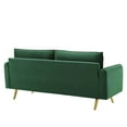 thumbnail image 4 of Modway Revive Performance Velvet Sofa in Emerald, 4 of 9