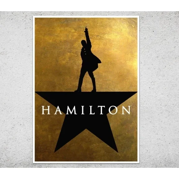 Hamilton Movie Musical Poster, Vintage Broadway Art Print, Theater Wall Art