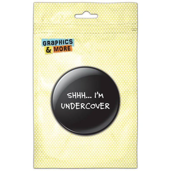 I'm Undercover Pinback Button Pin Badge