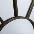 thumbnail image 4 of DecMode 35" x 35" Copper Window Pane Inspired Wall Mirror with Arched Top, 4 of 8