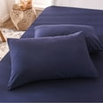 thumbnail image 1 of Solid Color Brushed Pillowcase Comfortable Pillowcase, 1 of 7