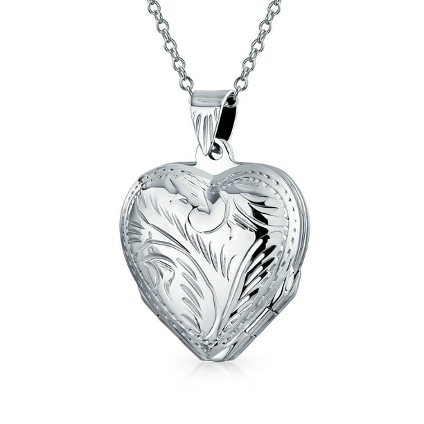 Vintage Style Engraved Four Way Multiple Photo Heart Lockets For Women Hold Pictures 925 Silver Locket Necklace 1 2 Inch Walmart Com Vintage Style Engraved Four Way Multiple Photo Heart Lockets For Women Hold Pictures 925 Silver Locket Necklace 1 2 Inch Walmart Com