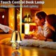 thumbnail image 3 of Bedside Touch Table Lamp, Gold Thinker Lamp Desk Light Cordless Rechargeable Portable Decorative Nightstand Lamp With Usb Charging-YKY416, 3 of 3