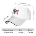 thumbnail image 5 of American Eagle Baseball Caps for Men Women Fashion Summer Casquette Adjustable Casual Trucker Hats for Outdoor Activities, 5 of 6
