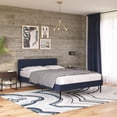 thumbnail image 2 of Novogratz Freddy Upholstered Bed, 2 of 9