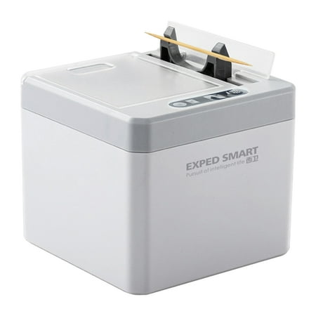 

Tomfoto Intelligent Sensing Toothpick Box Automatic Toothpick Machine Household Restaurant Hotel Automatic Pop-Up Toothpicks Extinguishers Automatic Sensor Toothpick Storage Box