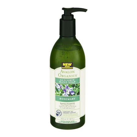 Avalon Organics Glycerin Hand Soap Rosemary, 12.0 FL OZ