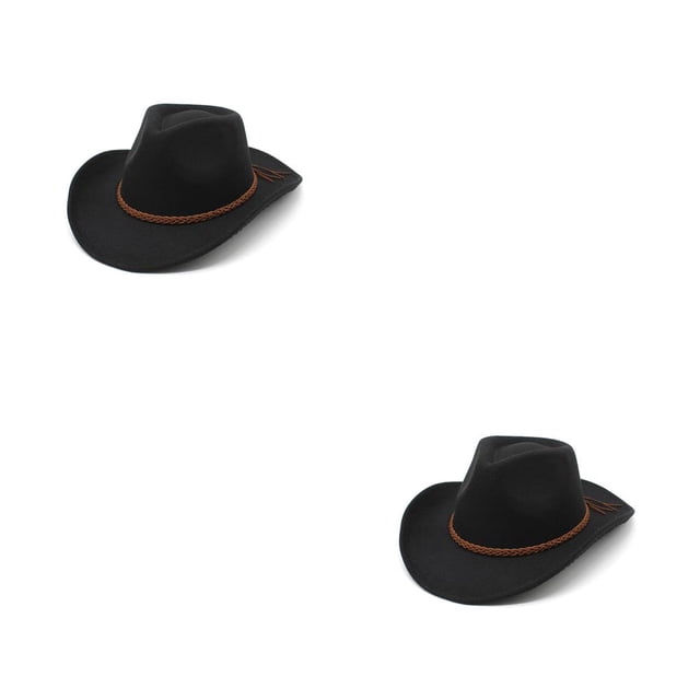 Sombrero de vaquero Qarigey para Hombre Correas trenzadas