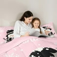 thumbnail image 5 of Castle Fairy Cute Winter Snowman Snowflake Full Size Comforter Sets 3-Piece for Boys Girls,Merry Christmas Bedding Comforter Set,Happy New Year Lightweight Bedding Sets,Ultra Soft Home Decor, 5 of 8