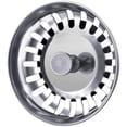 thumbnail image 1 of 78mm Sink Strainer Stainless Steel Kitchen Sink Plug for Kitchen and Bathroom，JUN, 1 of 7