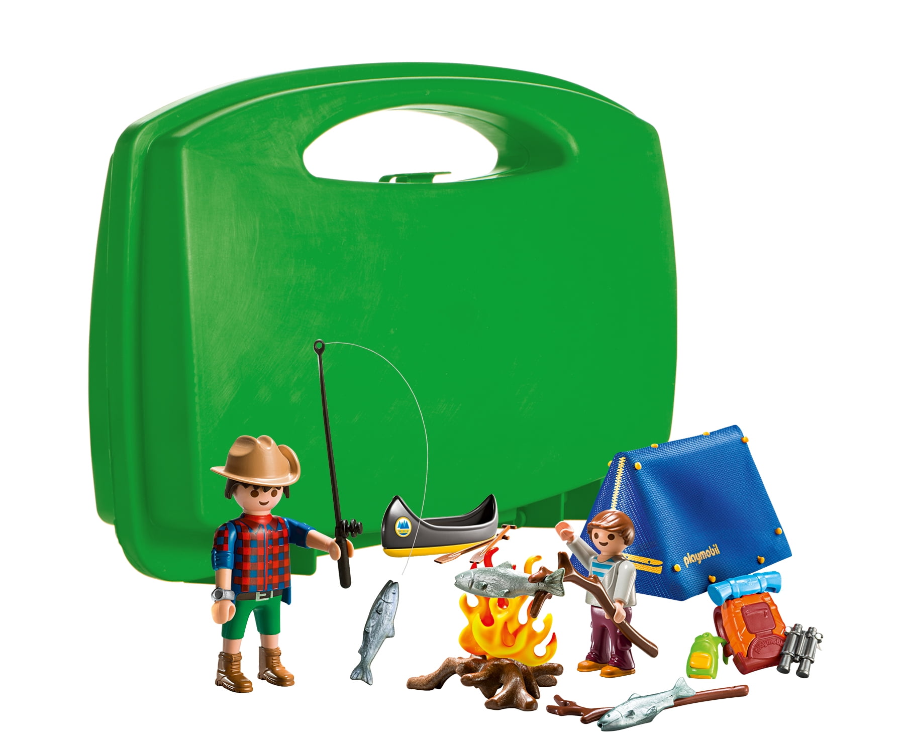Playmobil Family Fun Camping Adventure Carry Case Building Set 9323 NEW Toys