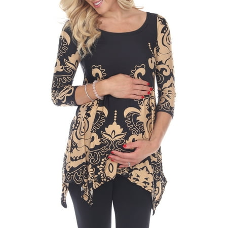 UPC 840060460846 product image for White Mark Women s Maternity Ganette Tunic Top | upcitemdb.com