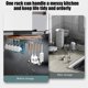 thumbnail image 5 of pstuiky Estante de almacenamiento de acero multiusos para debajo de la repisa soporte para tazas sin perforaciones soporte para tazas de café papel de cocina envoltura de plástico toallas, 5 of 6
