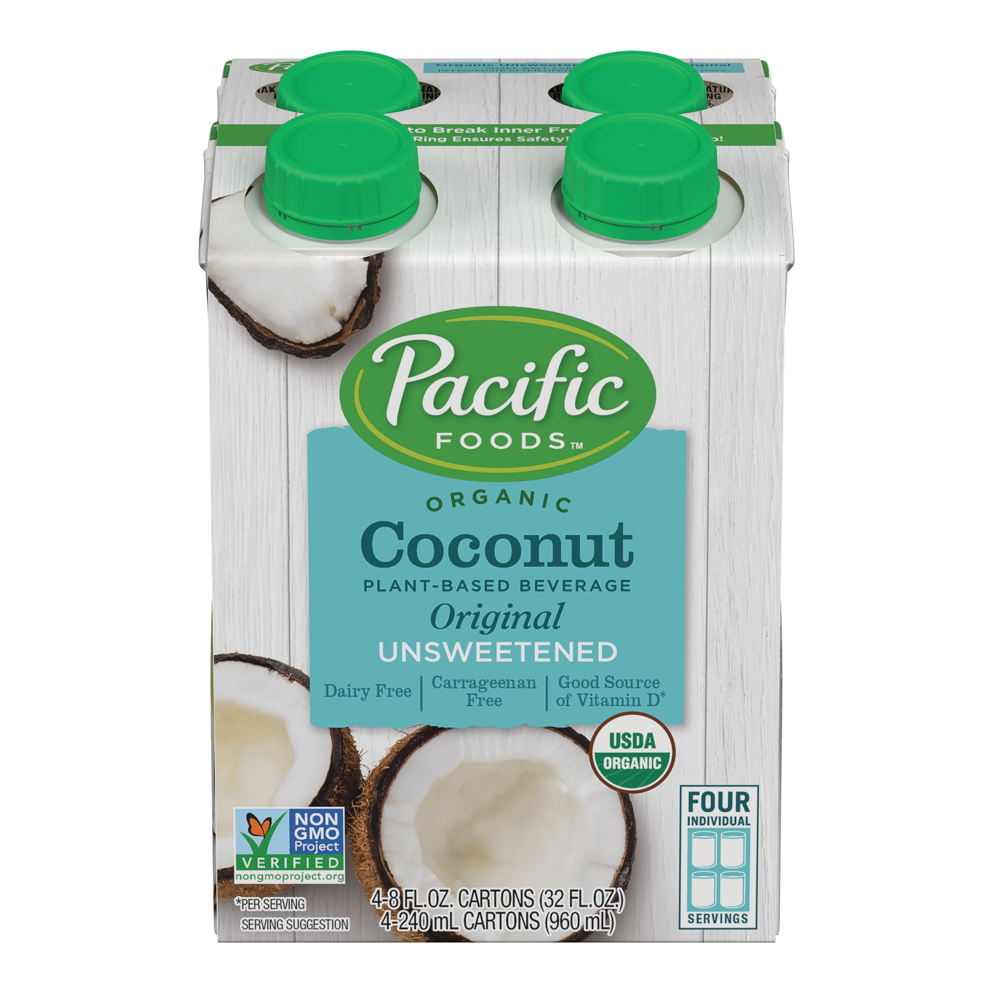 Pacific Foods Organic Coconut Unsweetened Original PlantBased Beverage