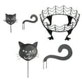 thumbnail image 3 of Evergreen Set Of 2 Cat Pumpkin Holders With LED Eyes - Cat, 3 of 8