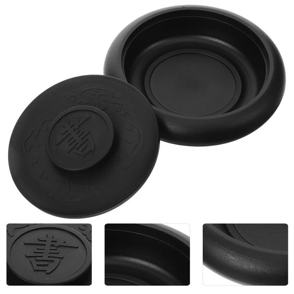 WHAMVOX Inkslab for Writing Plastic Black 1Pack for Handwriting Practice with Grinding Function