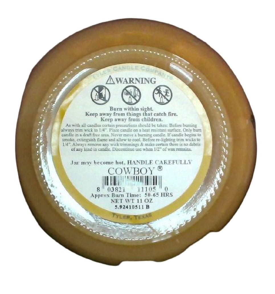 Tyler Candles - Cowboy Scented Candle - 11 Ounce 2 Wick Candle