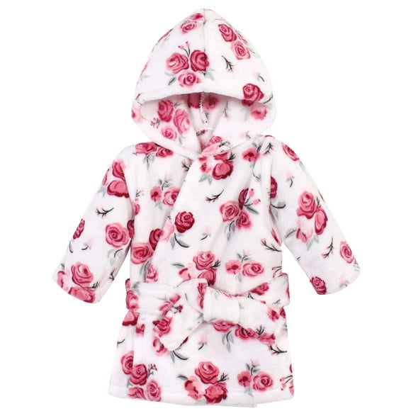 Bata Hudson Baby Plush para niños pequeños, color rosa, de 12 a 18 meses