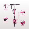 thumbnail image 2 of Scooter Patín Eléctrico Eco-forte Luces Cd06-s 120w 12km/h Rosa, 2 of 6