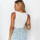 thumbnail image 4 of Chaleco pequeño con escote en V y cintura expuesta para mujer, novedad de verano, 4 of 5